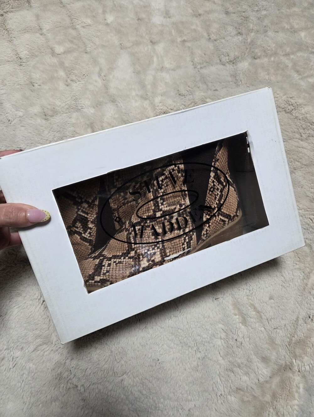 Steve Madden Brown Snake Print Wall Art